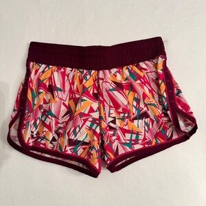 Under Armour Red and‎ Pink Athletic Shorts Vibrant Design